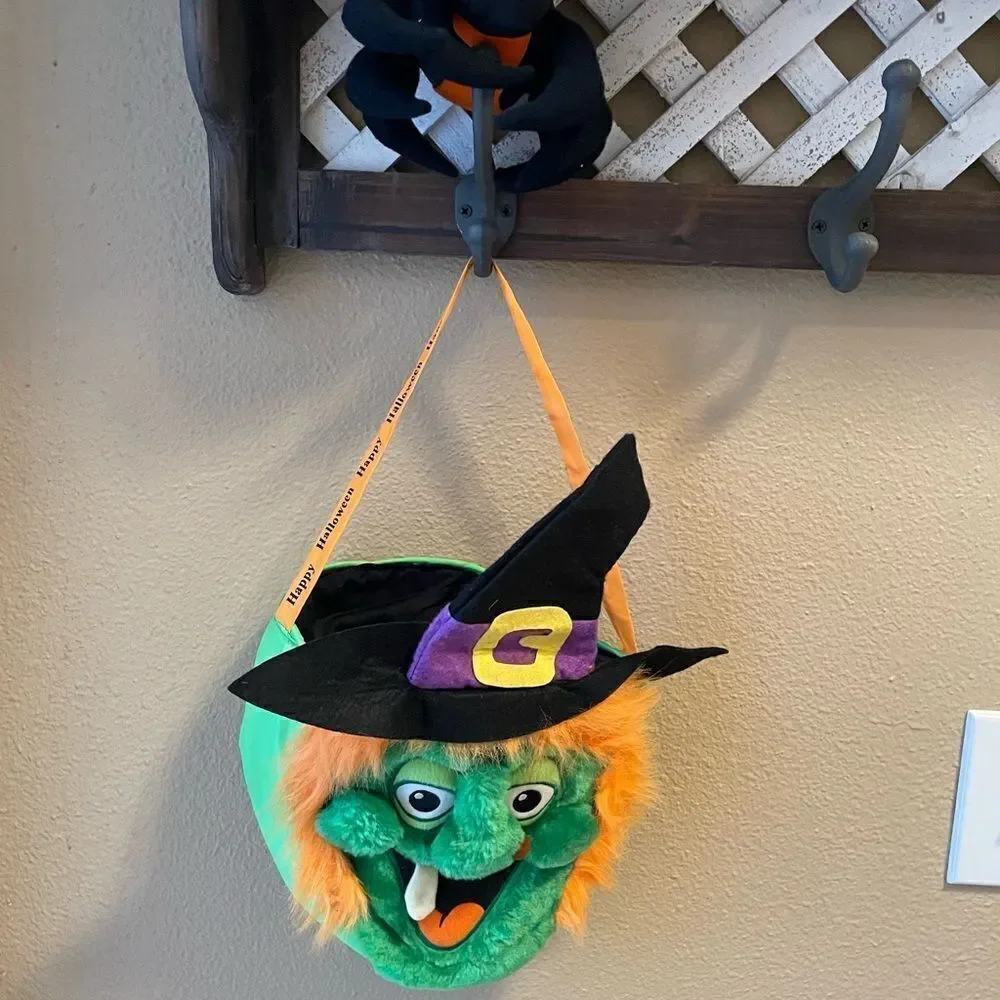 RARE Gemmy Witch Treat Bag